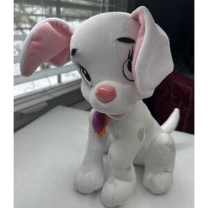 Mattel Disney 101 Dalmations Dog "Oddball" That Barks 2000 Works 11" Plush Toy